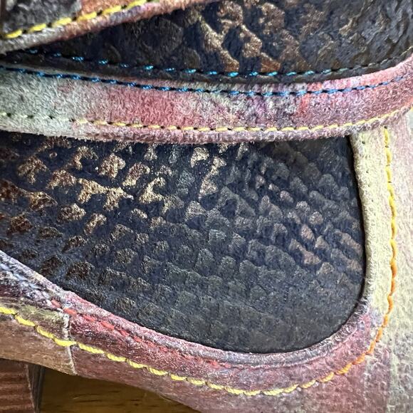 L'Artiste Spring Step Shazzam Ankle Boots Leather Multi-Color 36 US 6 Colorful - Picture 2 of 9